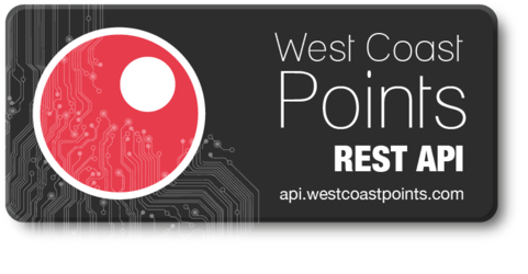 West Coast Points API - api.westcoastpoints.com